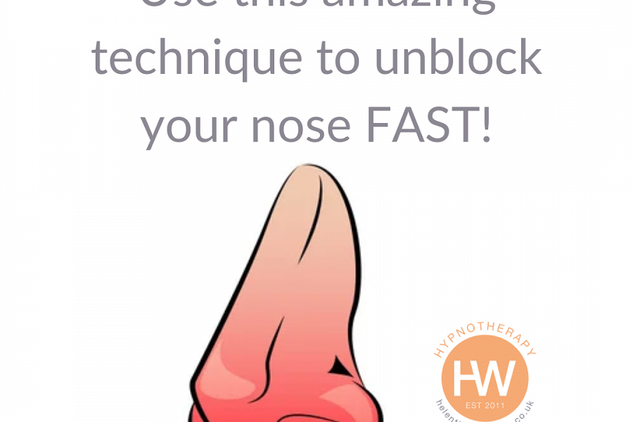 Blocked nose? This technique is a great way to unblock it FAST!